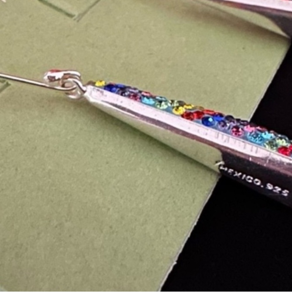 Colorful Dangle Earrings - Picture 4 of 4